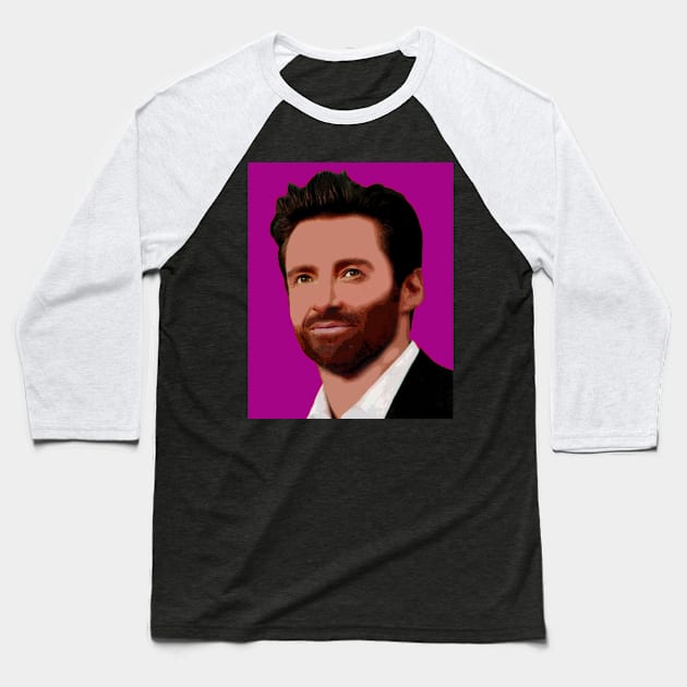 hugh jackman Baseball T-Shirt by oryan80